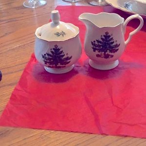 Vintage NIKKO “HAPPY HOLIDAYS” Sugar & Creamer.
